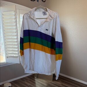 Colorful Striped Men's Polo Shirt